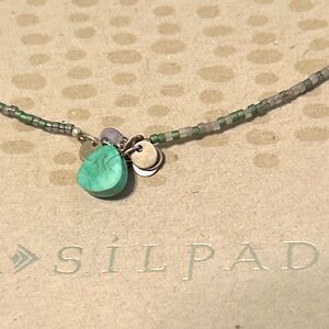 Silpada 925 Sterling Silver
Fresh Glow Seed Bead Howlite
Necklace